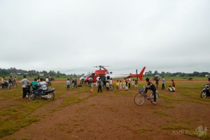 Helicopter, Ratanikiri, Cambodia