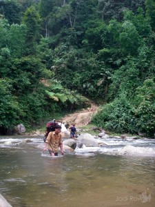 Return from Na Nheo, Van Ban, Lao Cai, Vietnam